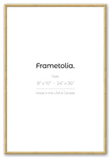 18" x 24" Hammered Gold 1" Vintage Gallery Frame