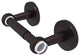 Clearview Two Post Toilet Tissue Holder with Twisted Accents, Antique Bronze