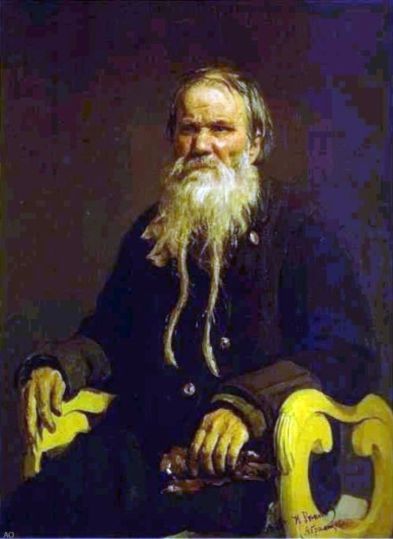 Ilia Efimovich Repin Portrait of the Narrator Wall Decal