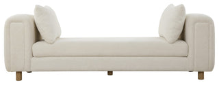 Uttermost Repose Oversized Ivory Bench
