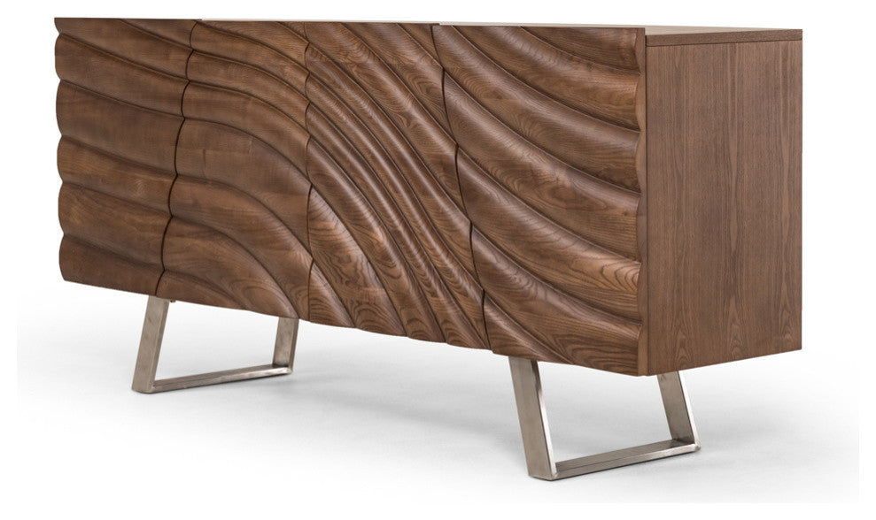 Modrest Finley Modern Walnut Buffet