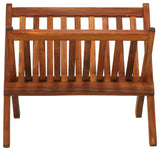 Bare Decor Avie Teak Outdoor Magazine/Towel Rack