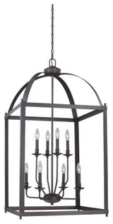 Vaxcel Juliet 8-Light Pendant Architectura Light, Architectural Bronze