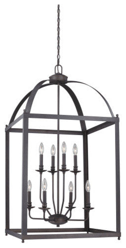 Vaxcel Juliet 8-Light Pendant Architectura Light, Architectural Bronze