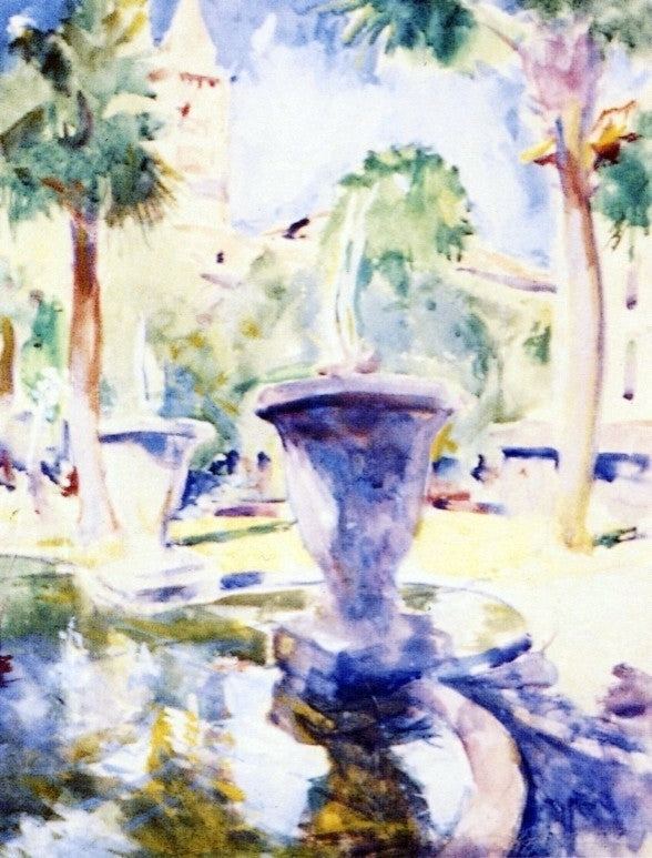 Charles Webster Hawthorne St. Augustine Fountain Wall Decal