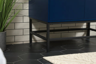 Home Living 19" Modern Blue-Light Bathroom Vanity