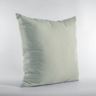 White Kona Embroidery, Some Shine To This Pattern Luxury Throw Pillow, 22"x22"