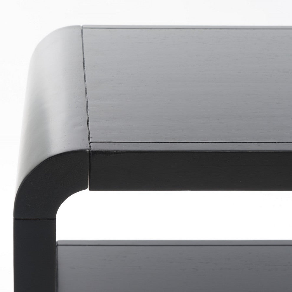 Safavieh Omara 2 Tier Console Table, Black