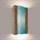 Clouds Wall Sconce, Spice and Turquoise, Bulb Type: E12