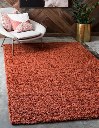 Solid/Striped Sybil 3'3"x5'3" Rectangle Pottery Area Rug