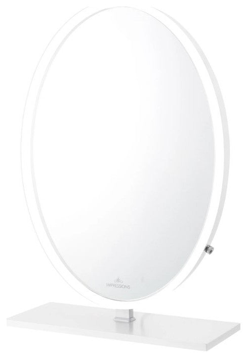 Heiress Pro Vanity Mirror, White, Led Strip Light