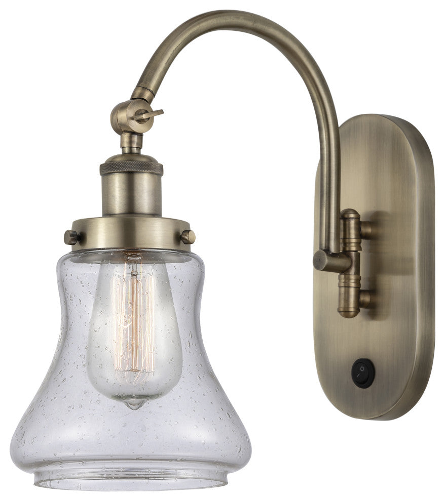 Innovations 918-1W-AB-G194-LED 1-Light Sconce, Antique Brass