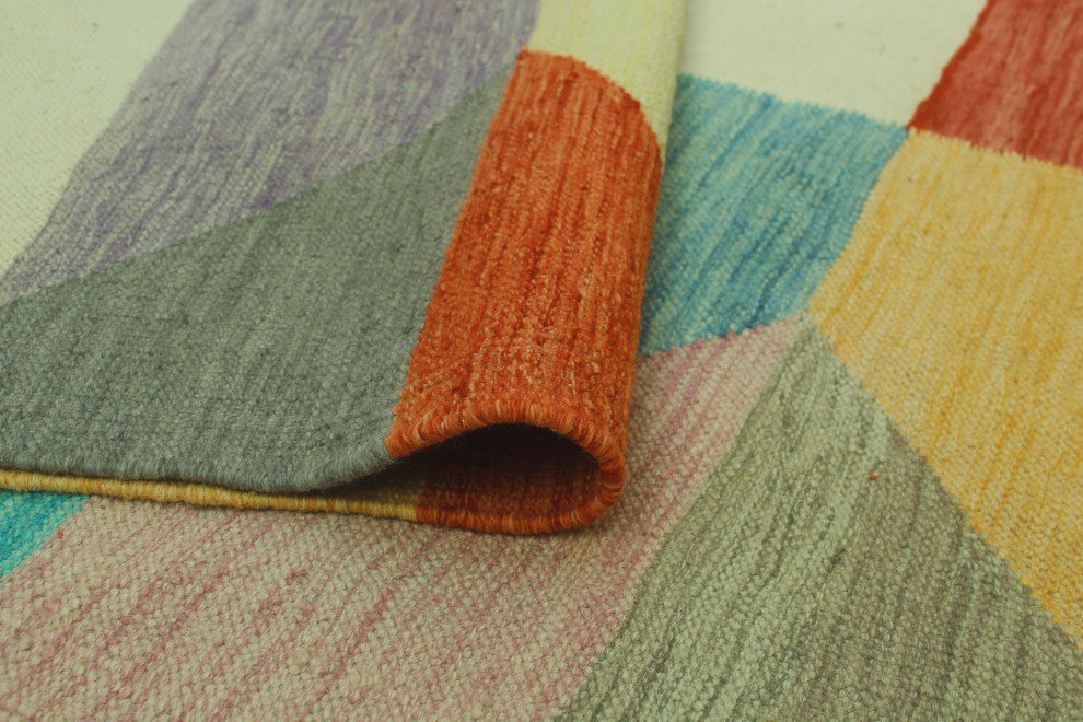 Winchester Kilim Jemima Rusty-Red/Ivory Rug, 5'0x6'6