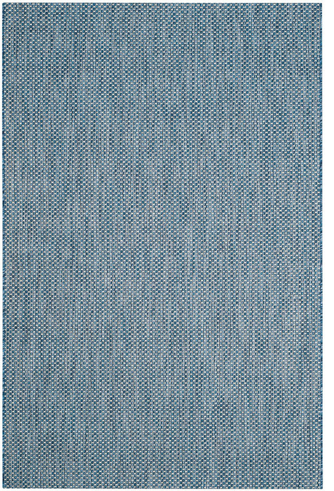 Safavieh Courtyard Cy8521-36821  Outdoor Rug, Navy/Grey, 2'7" X 5'0"