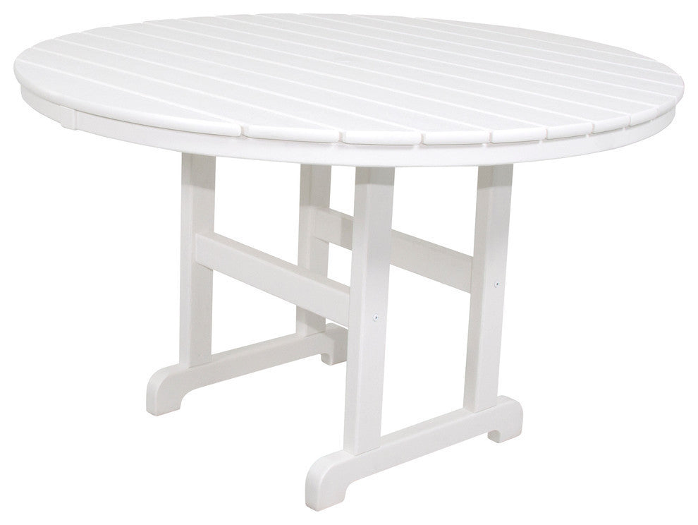 Ivy Terrace Classics Round 48" Dining Table, White