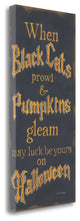 "Black Cats" By Kim Lewis, Giclee Print on Gallery Wrap Canvas, Ready to Hang
