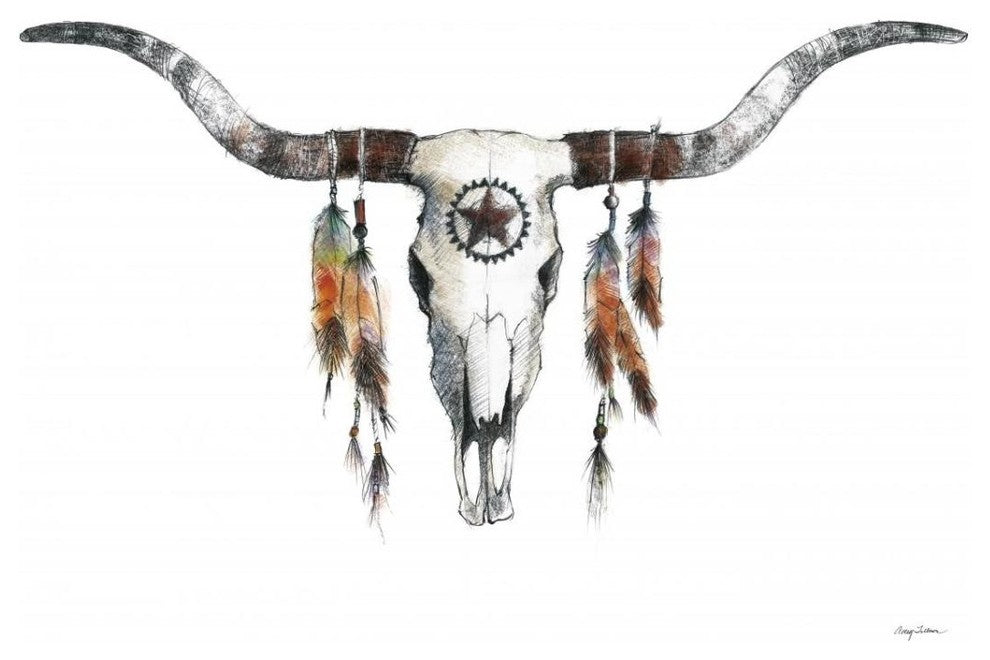 "Longhorn" Digital Paper Print by Avery Tillmon, 34"x26"