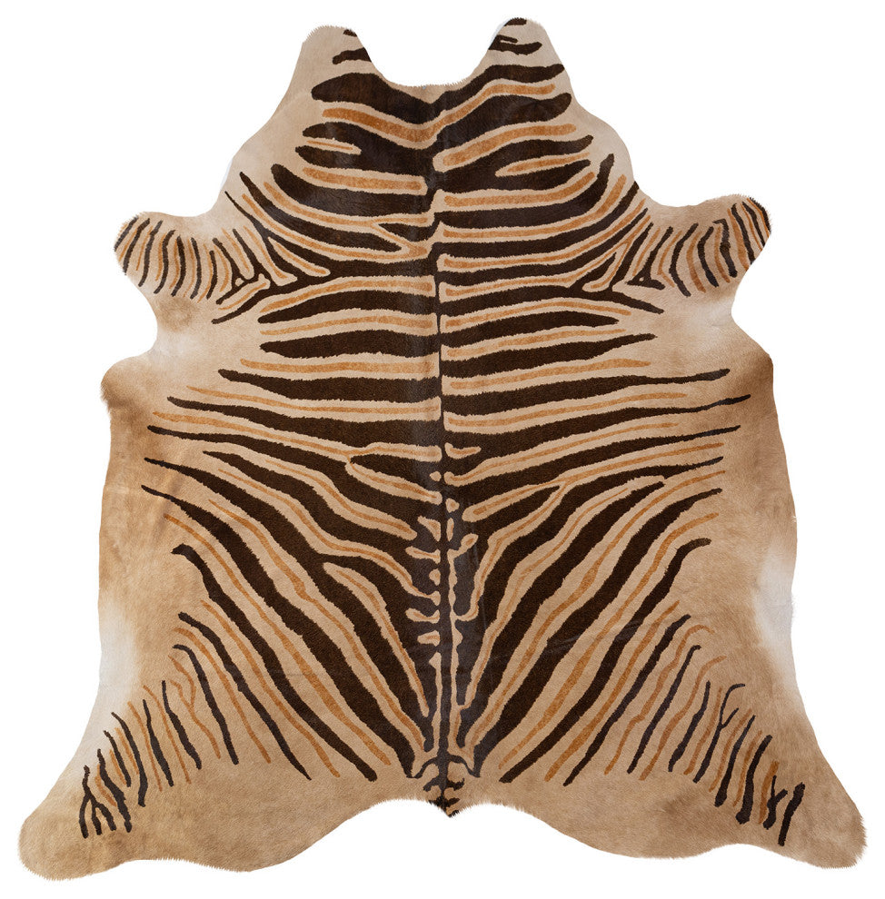 Zebra Animal Print, Cowhide Rug