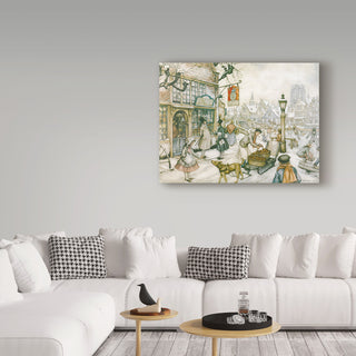 Anton Pieck 'Dog Sled' Canvas Art