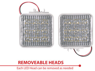 ECL3 Self-Diagnostic LED Emergency Exit Sign, Red Lettering