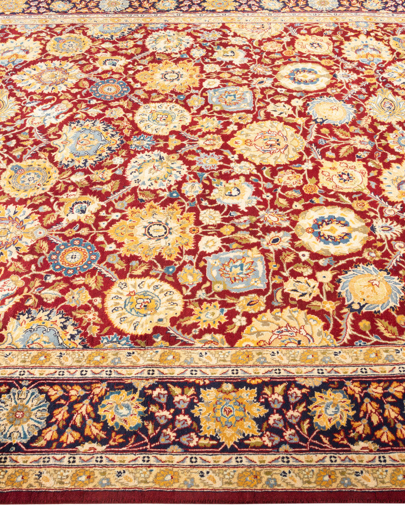 Maungdaw One-of-a-Kind Hand-Knotted Area Rug Red, 6'2"x9'5"