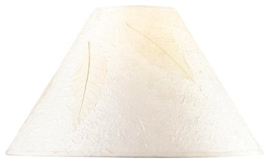 Cal Lighting Hardback Round Paper Shade With Leaf