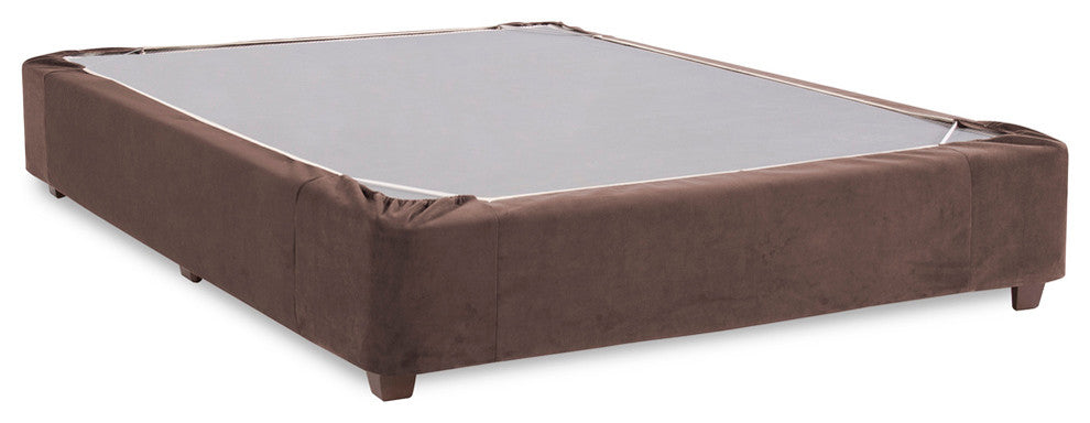 Queen Boxspring Cover, Bella Chocolate