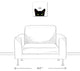 Designs Direct Curious Hello Black Cat 12x12 Canvas Wall Art