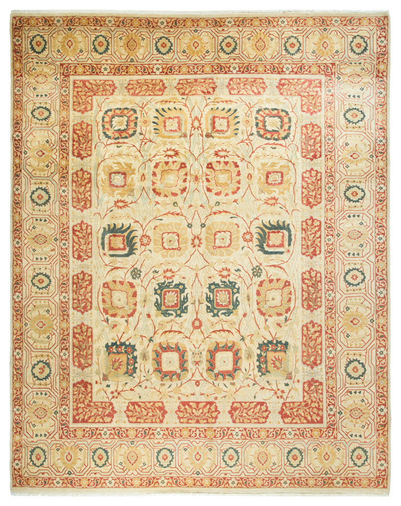 Daniela, One-of-a-Kind Hand-Knotted Area Rug Ivory, 8'3"x10'5"
