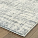 Viviana Distressed Solid Ivory/ Grey Area Rug, 6'7"x9'6"