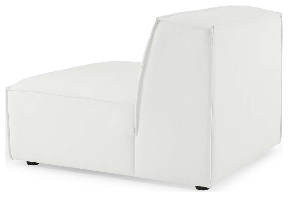 Modular Sectional Sofa Set, White, Fabric, Modern, Lounge Hotel Hospitality