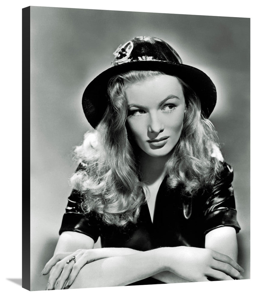 "I Married a Witch - Veronica Lake" Canvas Giclee, 24"x30"