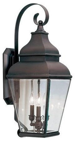 Exeter Outdoor Wall Lantern, Bronze
