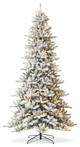 10' Pre-Lit Artificial Christmas Tree