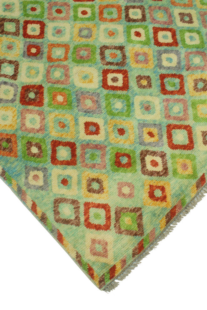 Balochi Aymme Red/Orange Rug, 6'5x9'8