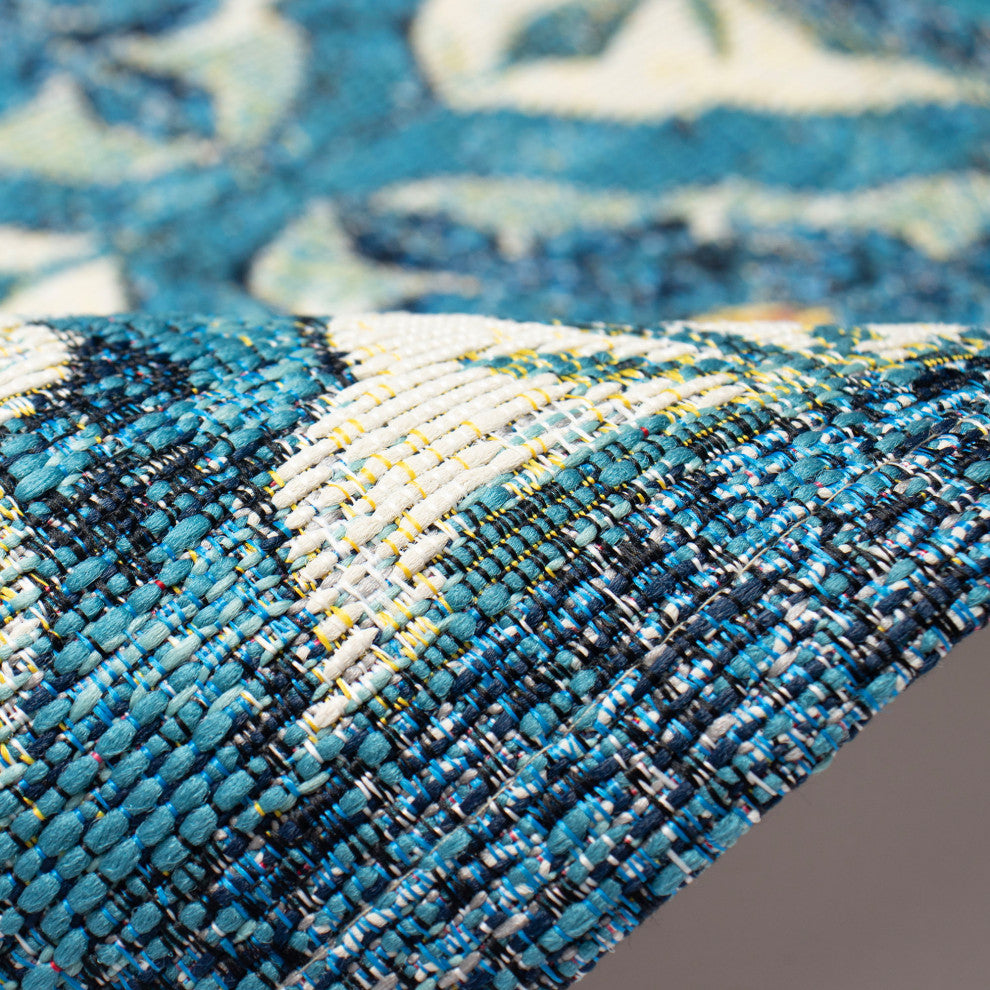 Esencia Madrid Indoor/Outdoor Mat Ocean 2'5"x3'11"