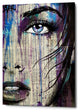 Epic Graffiti "Indigo Feeling" by Loui Jover, Giclee Canvas Wall Art, 12"x18"