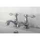 Kingston Brass Basin Faucet With Lever Handle, Polished Chrome