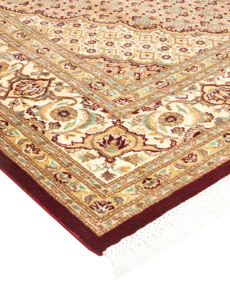 Mogul, One-of-a-Kind Hand-Knotted Area Rug Red, 6'8"x9'7"