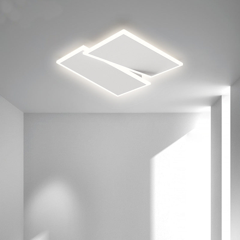 Diest | Acrylic Rectangle LED Ceiling Light, 3 Colors No Remote