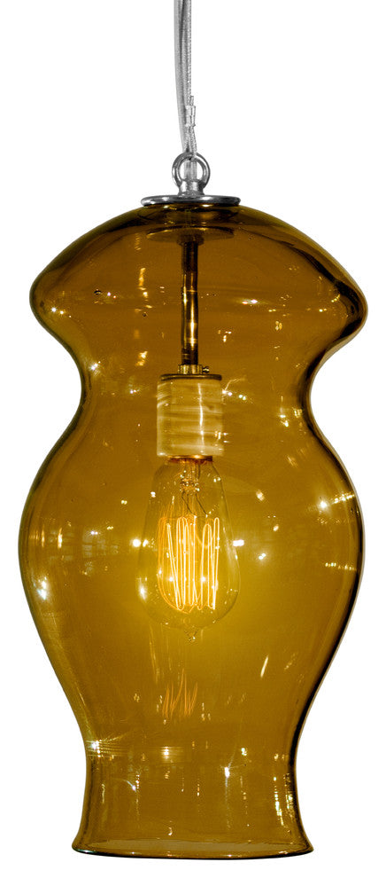 Sol Pendant, The Vesuvius Collection, Amber
