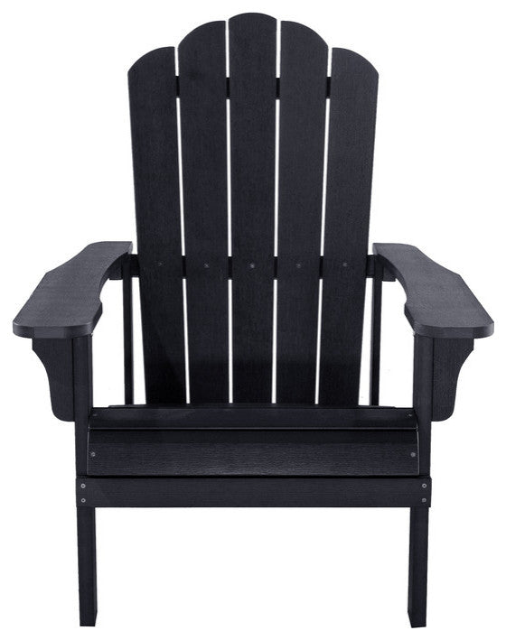 Orlando Plastic Wood Adirondack Chair, Black