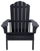 Orlando Plastic Wood Adirondack Chair, Black