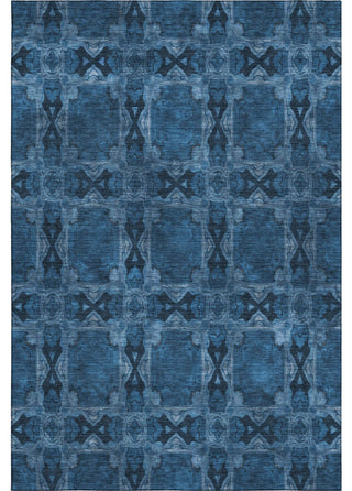 Premium Machine Washable Mayfield AMF564 Navy 5' x 7'6" Rug