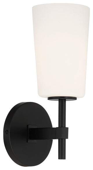 Colton 1 Light Black Wall Mount