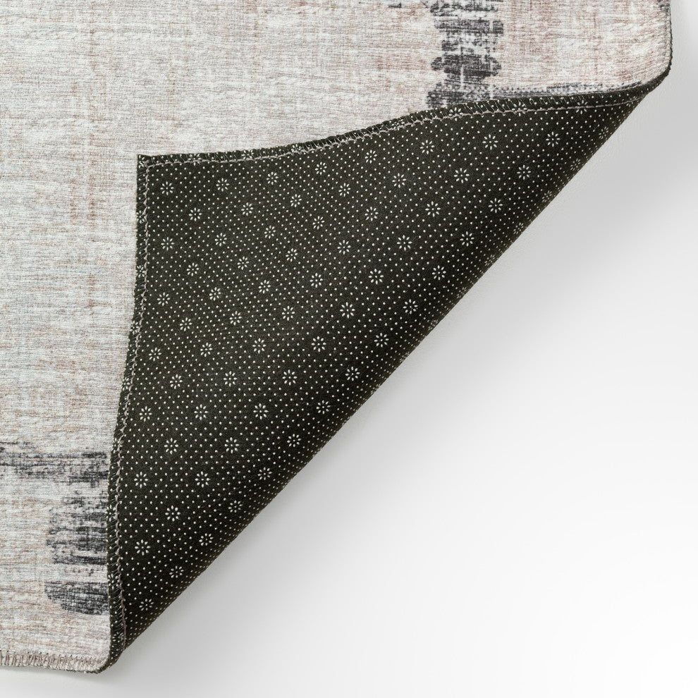 Indoor/Outdoor Sedona SN15 Stucco Machine Washable 2'3" x 10' Runner Rug