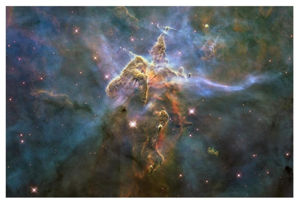 "Mystic Mountain in the Carina Nebula" Digital Paper Print by NASA, 26"x18"