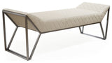 Mylo Bench, Light Gray