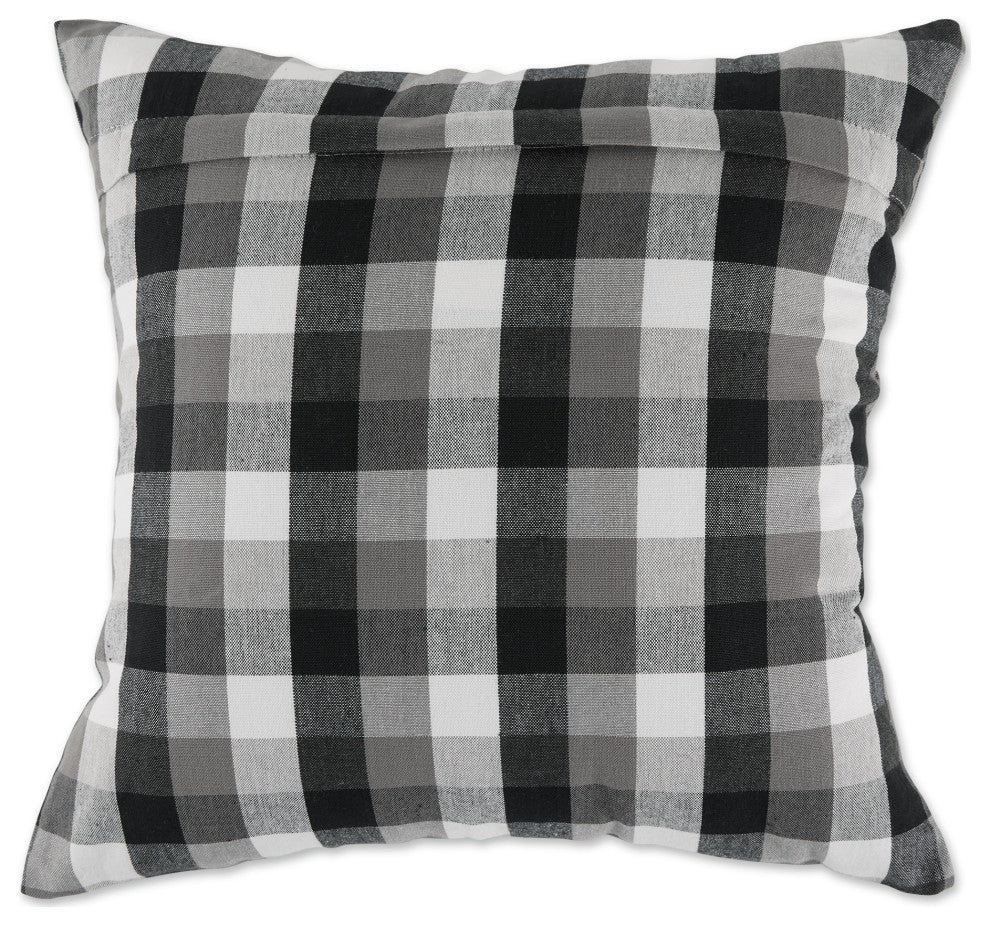 DII Black, Gray and White Pillow Cover 18x18", 4 Piece