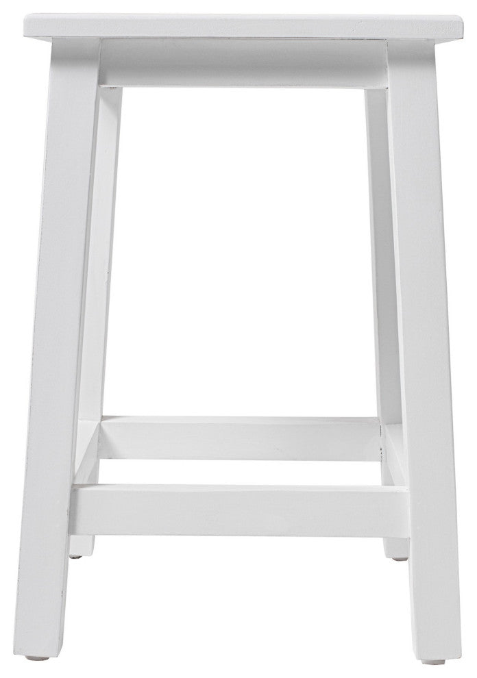 Classic White Stool